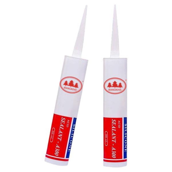 Acid Sealant 280ml White Black Gray Silicone Sealant Construction Plastic Wood