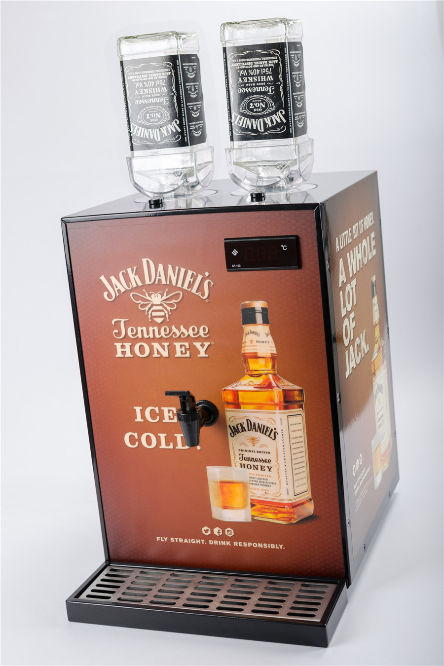 110 - 240V Gravity Fed Pour Alcohol Shot Chiller Dispenser For Restaurants