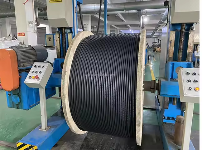 Double Jacket 24 Core Direct Buried Armoured Steel Tape Fiber Optic Cable GYTA53