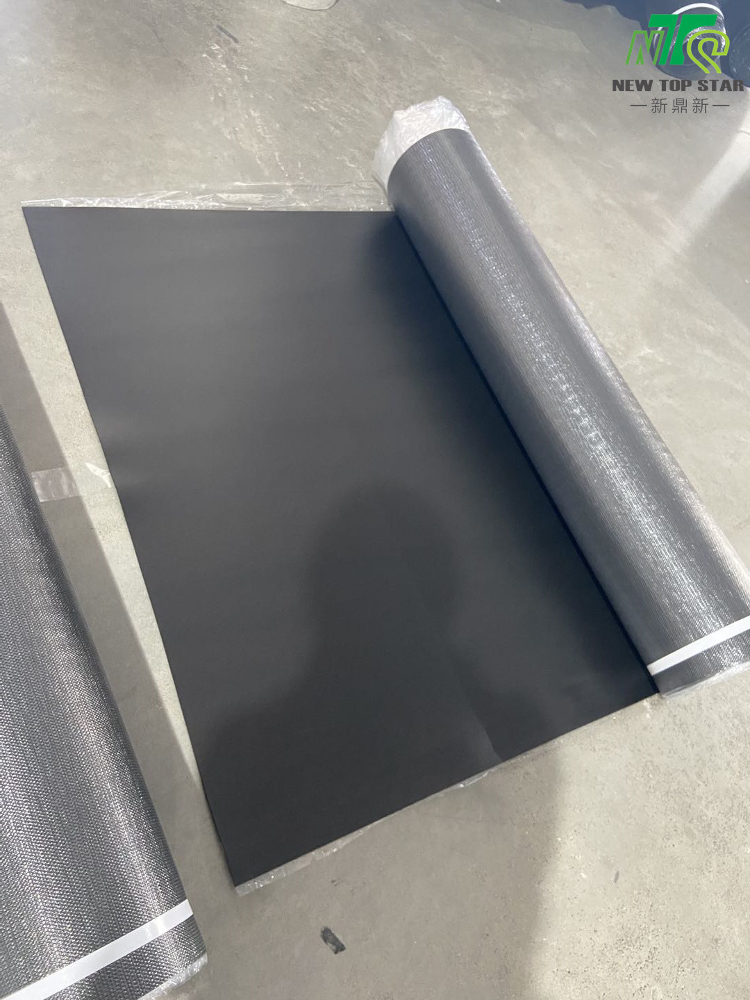 Black PE Film Underfloor Heating Underlay , Engineered Wood Vinyl Floor Underlay