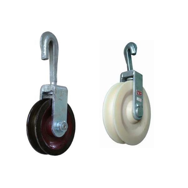 China Round Belt Conductor Stringing Blocks Wire Stringing Blocks Dia 150 / 265mm on sale China Round Belt Conductor Stringing Blocks Wire Stringing Blocks Dia 150 / 265mm on sale