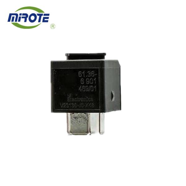 Mini Automotive Electromagnetic Relay 61 36 6 901 469 24v Relay Black Plastic