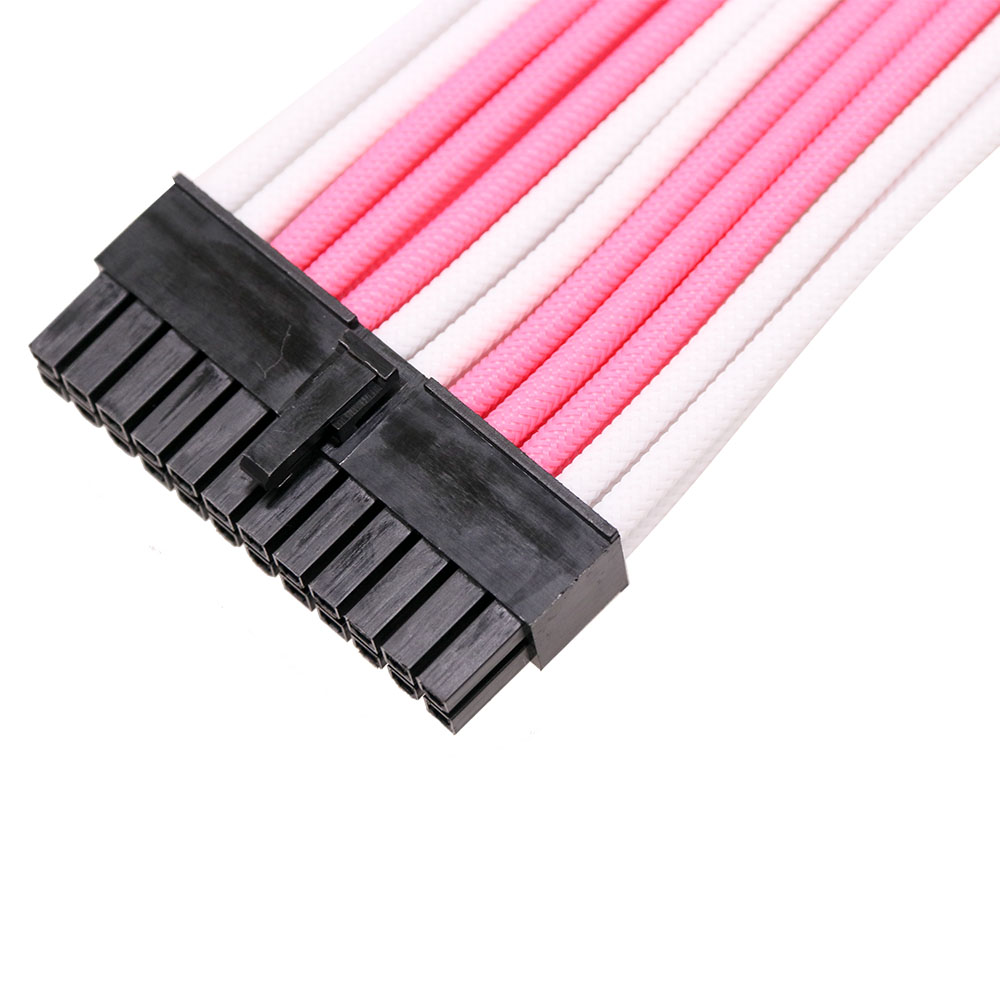 Sleeve Extension Cable 24Pin 8Pin 6Pin ATX Cable Extension Management Kkit PC Computer Sleeved