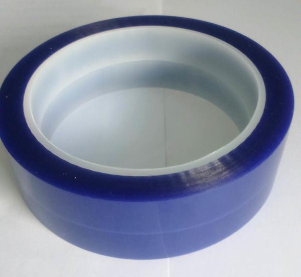 Economy grade PET Silicone Tape Single Adhesive Side , Blue Adhesive Tape For