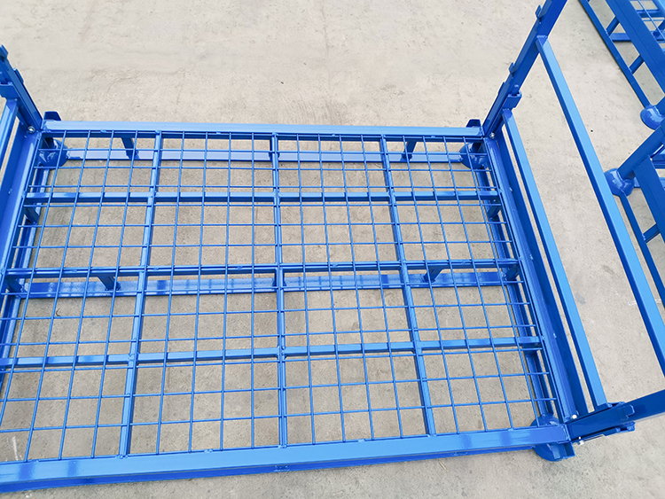 200-2000L Capacity Heavy Duty Metal Rack for Collapsible and Stackable Steel Container