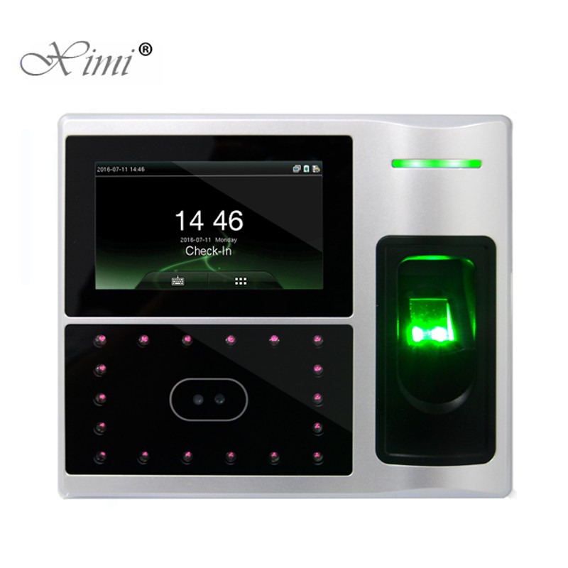 Biometric Face Time Attendance And Access Control With Fingerprint And Card Reader ZK Iface802 Facial Employees Attendance
