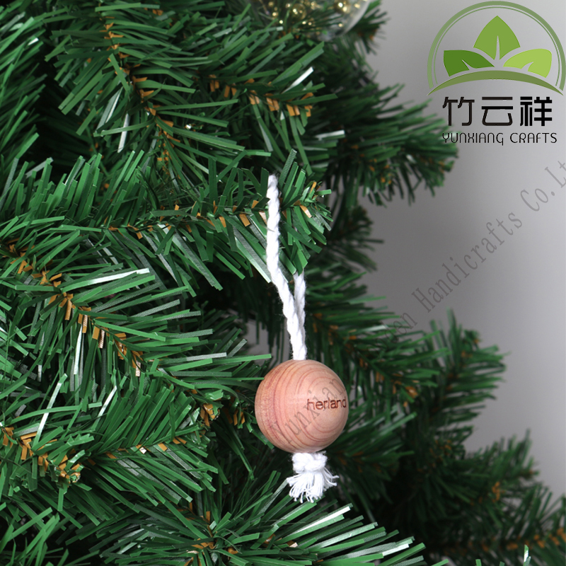 Natural Wooden Bead Christmas Household Decoration