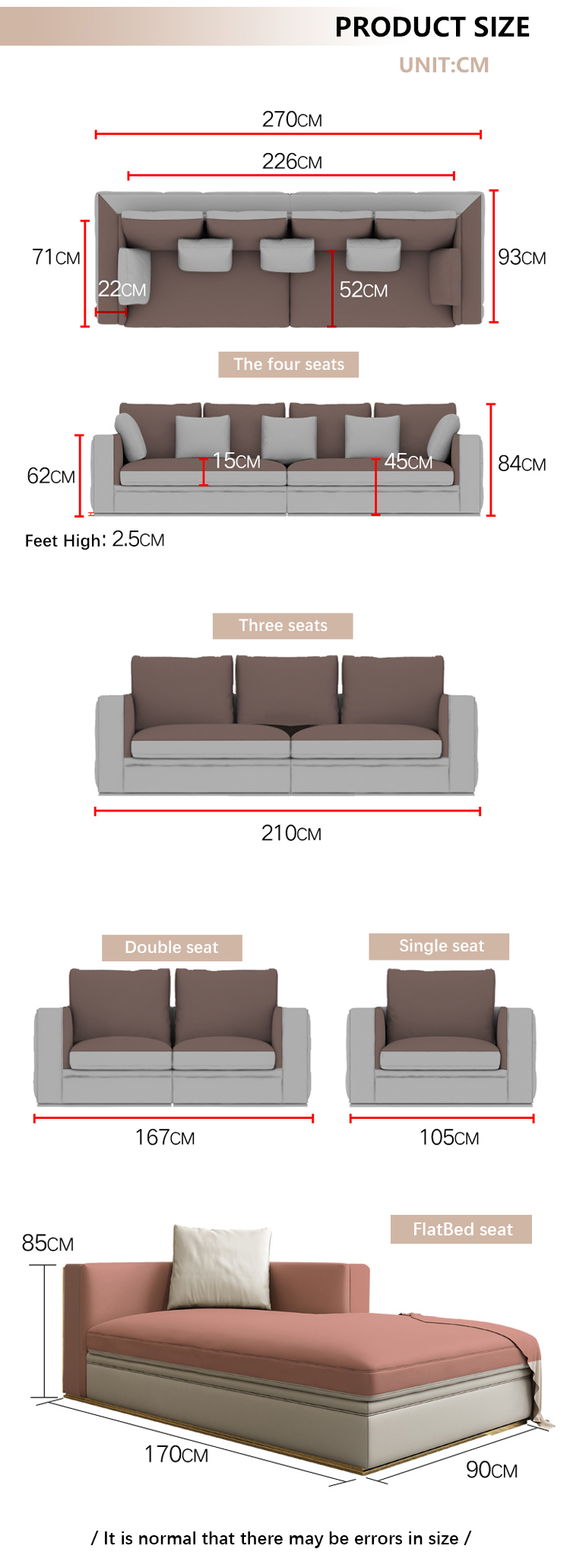 Teak Solid Wooden 7 Seater Sofa Set Modular Lounge With Leather Upholstery