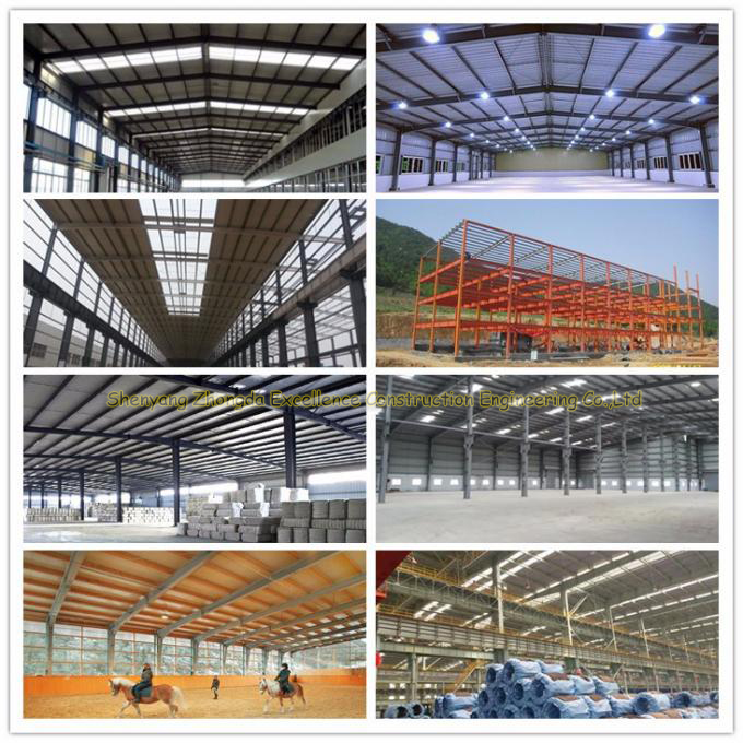 prefabricated warehouse hangar workshop building light steel structure