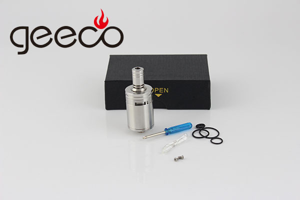 In Stock gecco 2015 New Coming Rebuildable Immortalizer RDA 1:1 Clone Immortalizer Atomizer