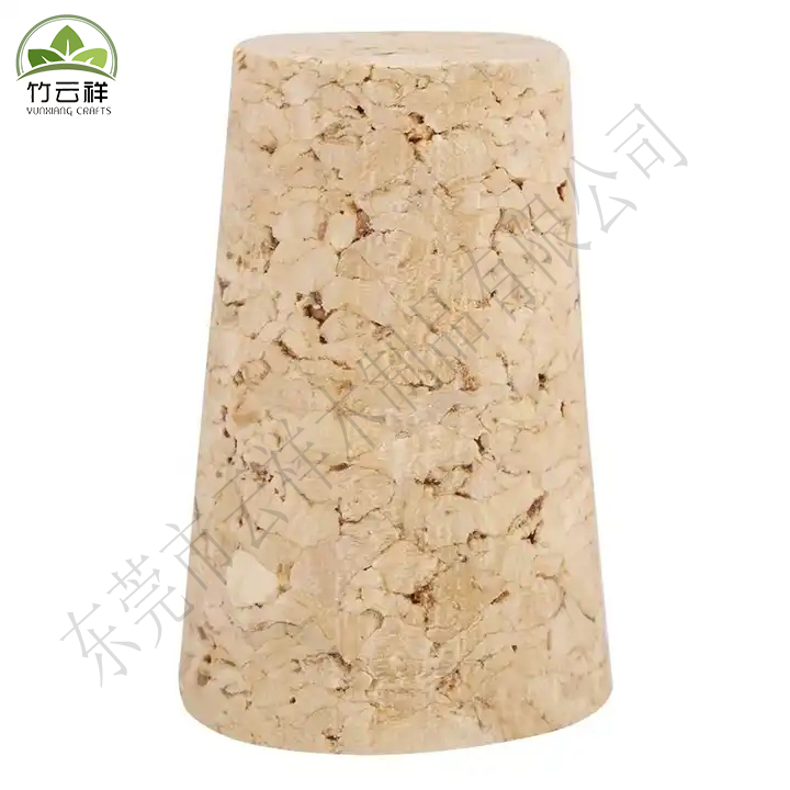 Custom Natural Glass Jar with Eco-Friendly Wood Cork High Quality Home Decor Wine/Spirit Bottle Stopper Wholesale DIY Friendly