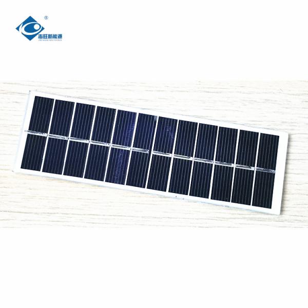 0.8W Portable Glass Solar Panel Charger ZW-13248 Poly Glass Laminated Solar