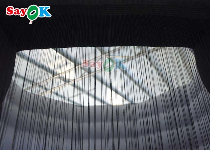 Black PVC Coated Blow Up Photo Booth 360 Photo Booth Enclosure