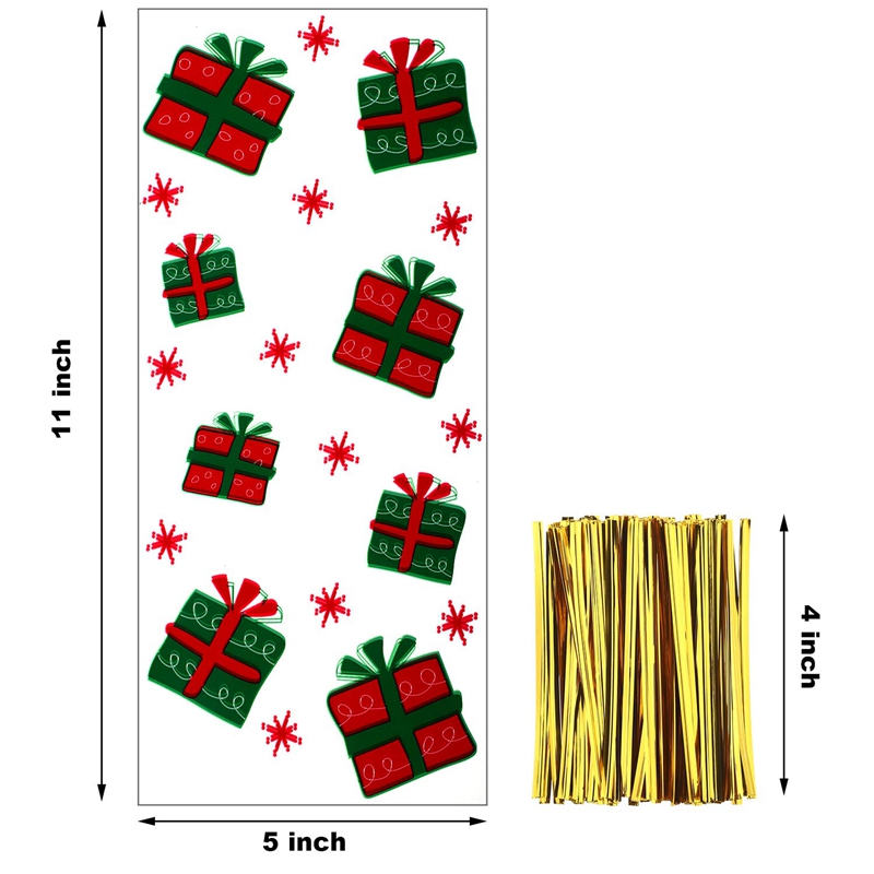 Food Grade Safe Cellophane Goodie Bags Environmentally Friendly With Twist Tie