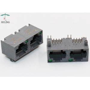Buy cheap Unshielded RJ45 Ethernet Connector Modular Jack 1 X 2 Ports For Network Repeater from wholesalers