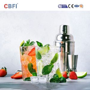 Automatic Controlled 10000kgs Cube Ice Machine For Catering High Efficiency