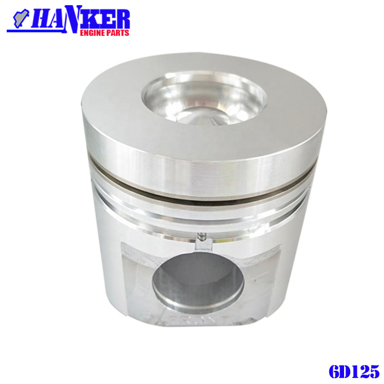 6150-32-2110 Excavator Engine S6D125 Komatsu Aluminum Alloy Piston