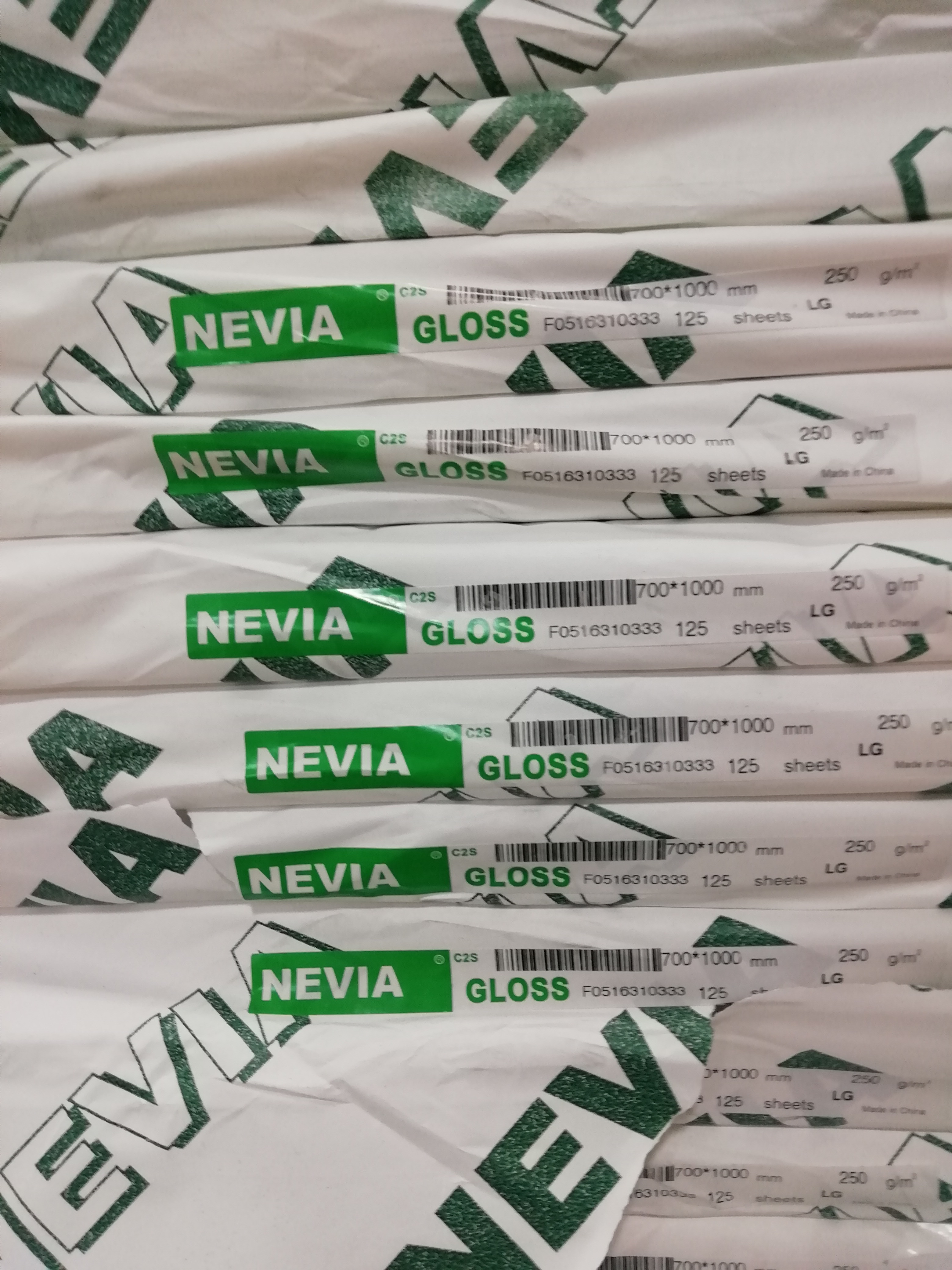 Double Side Coated Nevia Art Paper in Reel/Sheet Package for Professional Results