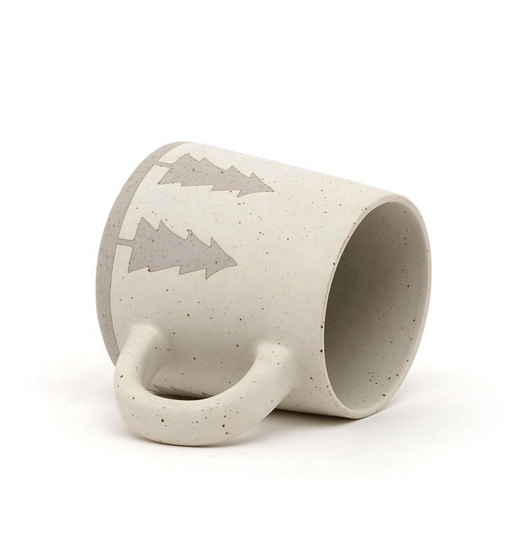 Coffee Mug Garden Handmade Christmas Coffee Mug Ceramic Stoneware Mugs Gift 3D Silk Print