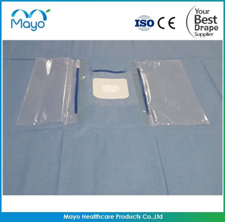 Disposable Surgical Eye Drape With Collection Pouch For Ophthalmology