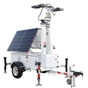 Solar Powered Portable Light Tower Mining Operations LED Light Tower Renewable