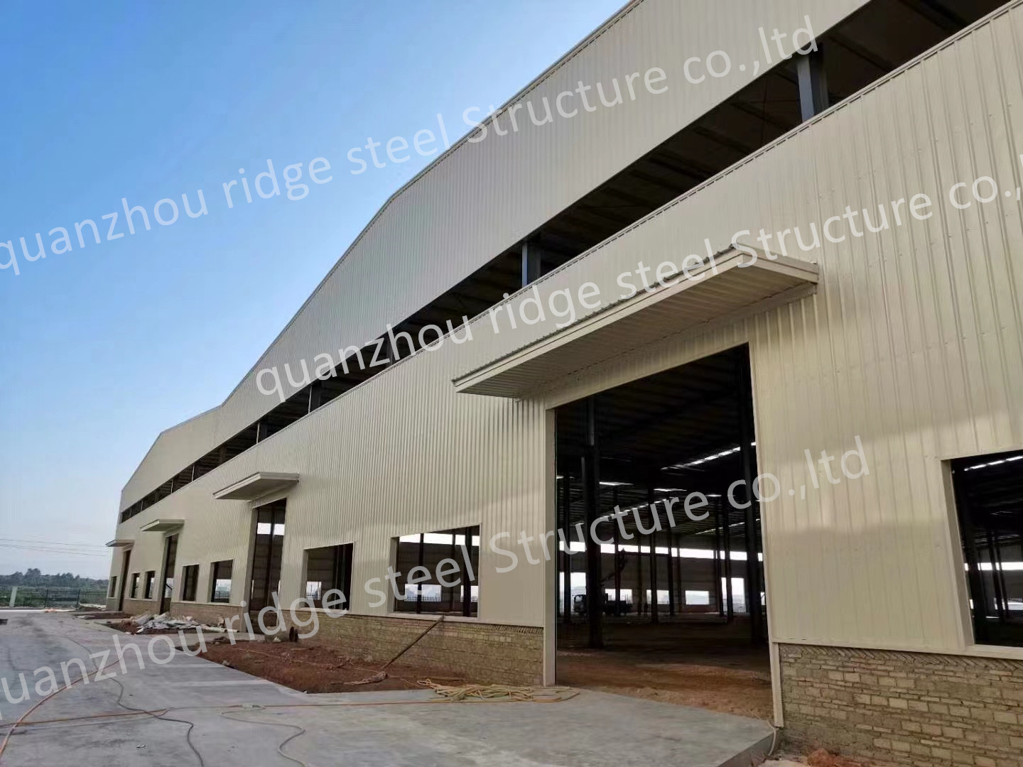Prefabricated Metal Shed Steel Structure Building Structural Warehouse I Beam Metal Building