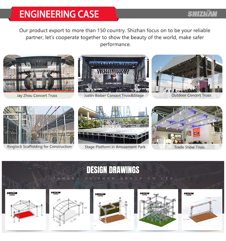 LED Screen Hanging Lighting Truss Music Stage Spigot Bolt Truss