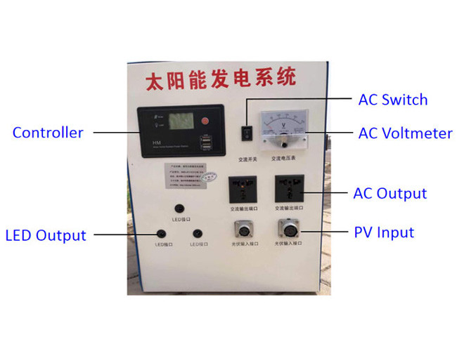 Home Solar Power Battery Storage System 100MAH 220V 5A Mini Solar Energy Generation System
