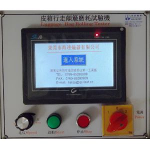 PLC Control Suitcase Tester , Luggage Simulation Using Life Testing Machine
