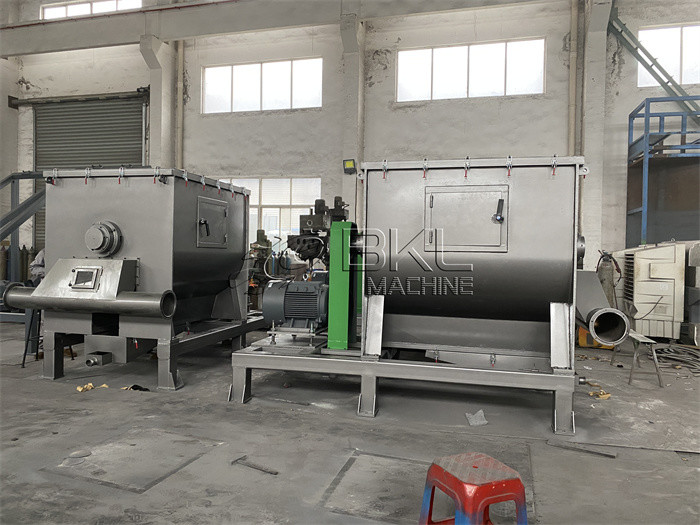 Carbon Steel Centrifugal Dryer For Plastic 55KW Plastic Washing Recycling Machine