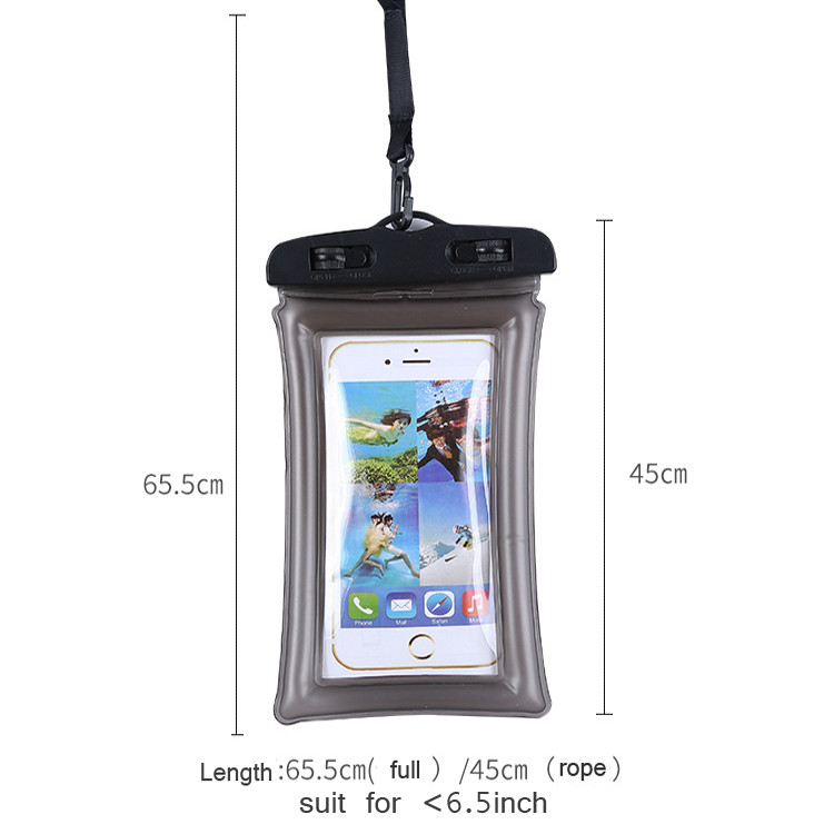 Universal Waterproof Cell Phone Pouch Clear Floating Waterproof Phone Case Lanyard