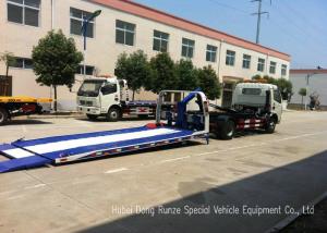 China JAC Tilt Deck Flat Bed Recovery Truck , Rollback Light Duty Wrecker on sale