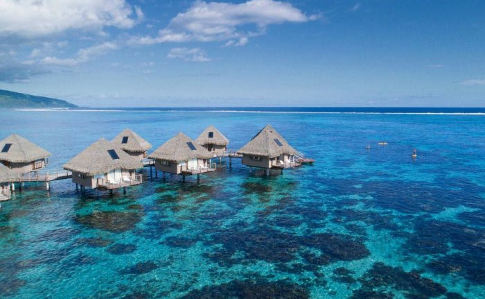 Light Gauge Steel Framing System Resort Overwater Bungalow for rent