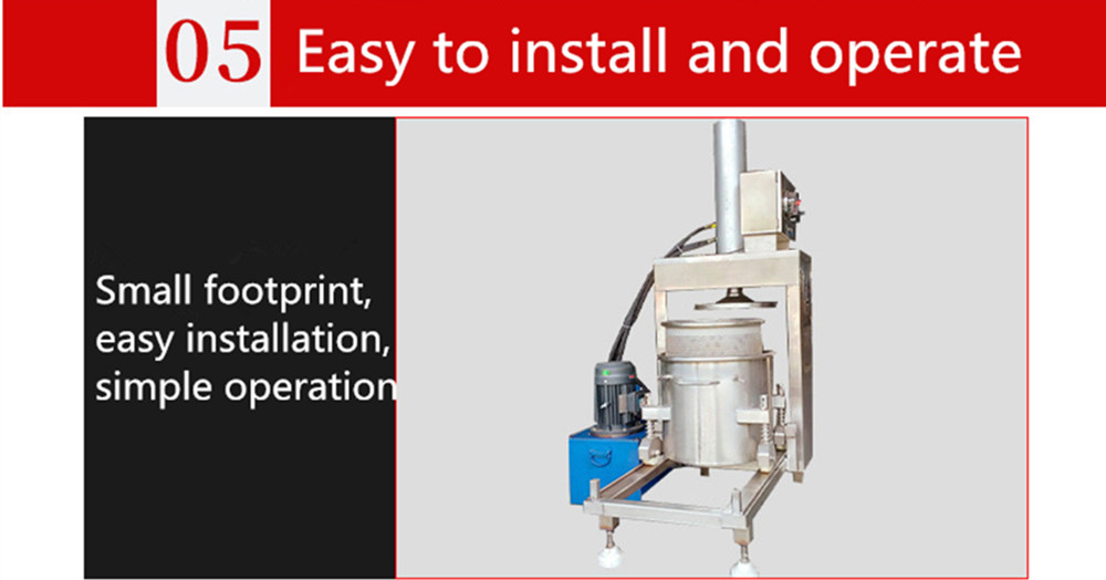 150L Hydraulic Presser for Coconut Milk and Fruit Juice Extraction in Dairy Products