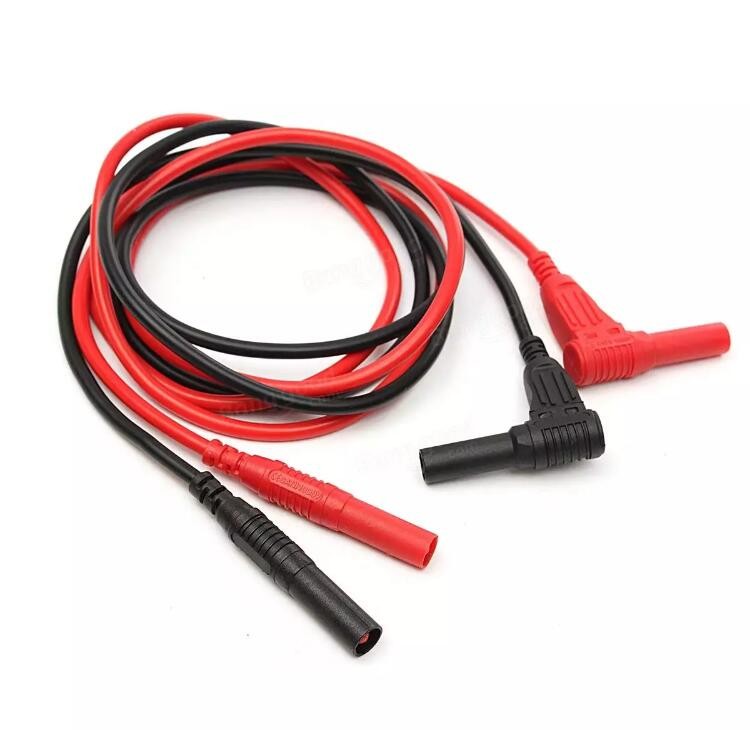1000V Banana Plug Multimeter Test Leads Multicolor Tinned Copper