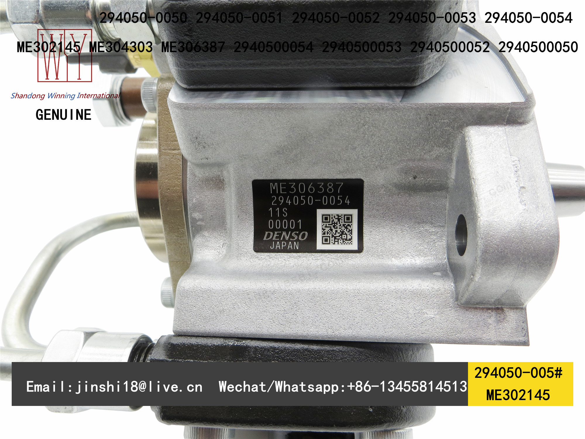DENSO GENUINE AND NEW FUEL PUMP 294050-0050, 294050-0051, 294050-0052, 294050-0053, 294050-0054, ME302145, ME304303, ME3