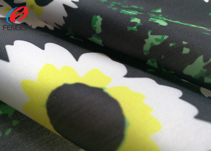 Printed Swimming 85 Polyester 15 Spandex Fabric , Four Way Stretch Lycra Fabric