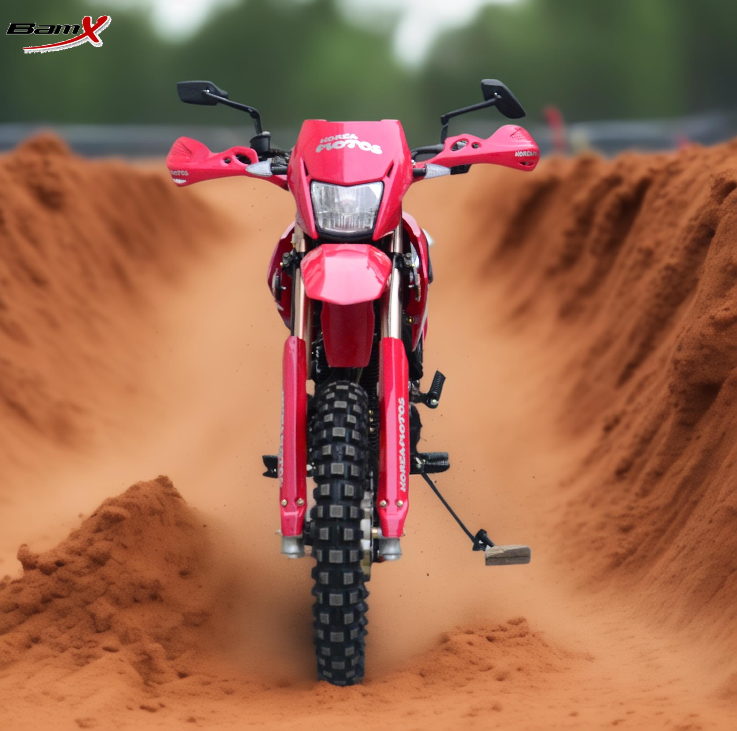 200cc 7000rpm Dual Purpose Motorbike 10kw Four Stroke Dirt Bike