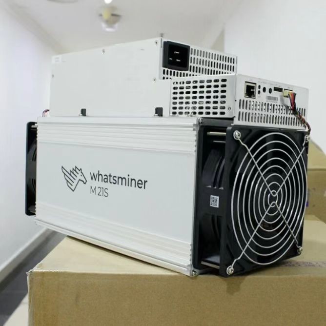Sha256 80db BTC Miner Machine Whatsminer M21s 50th/S 3596w Ethernet 10.5kg