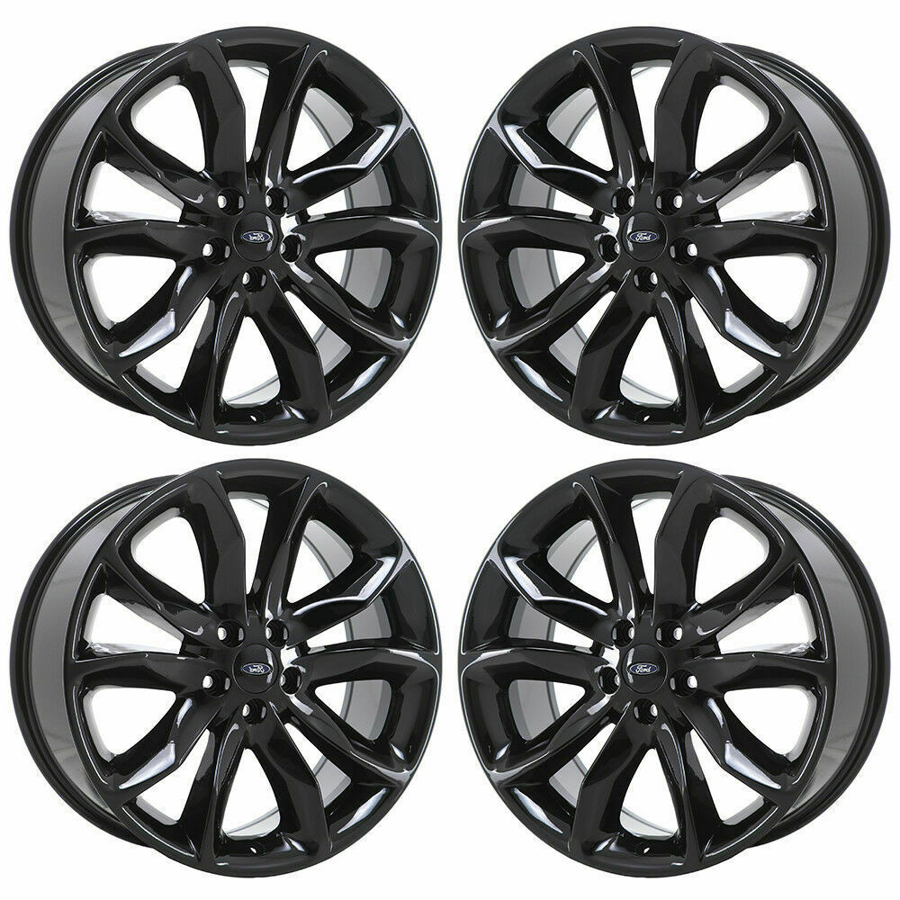 3861 OEM Ford Explorer Rims 20 Inch Replica Wheels Gloss Black 5X114.3