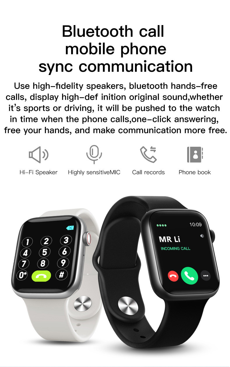 T500+ Plus Weather Forecast Series 6 Smartwatch Bluetooth Call