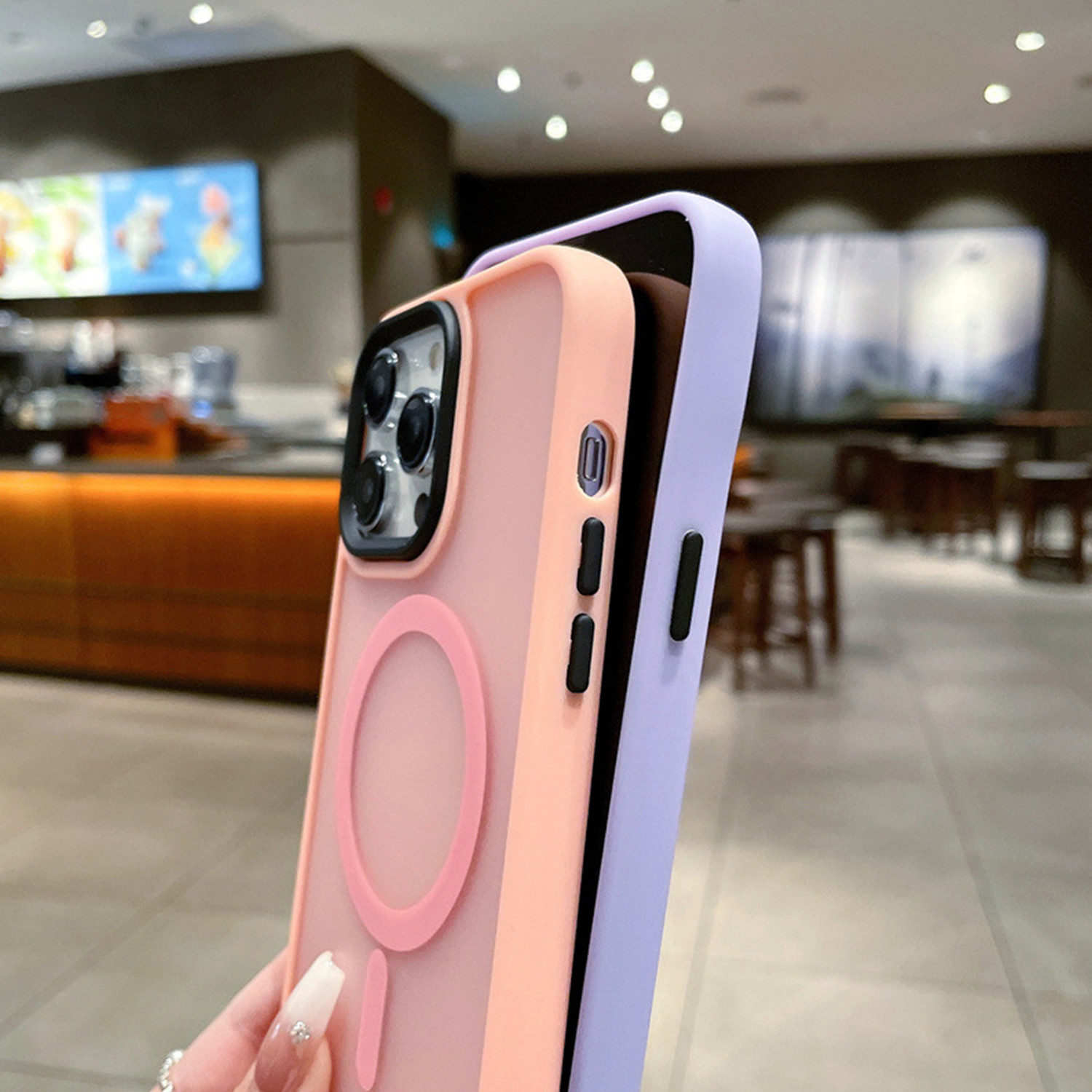 Custom Soft Matte Magsafe Phone Case Translucent back Phone Cover For IPhone 16