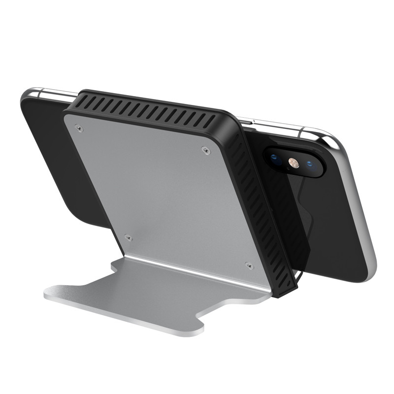 Baby Square Phone Qi Wireless Charging Stand Aluminum 10W 7.5W Fast Charge