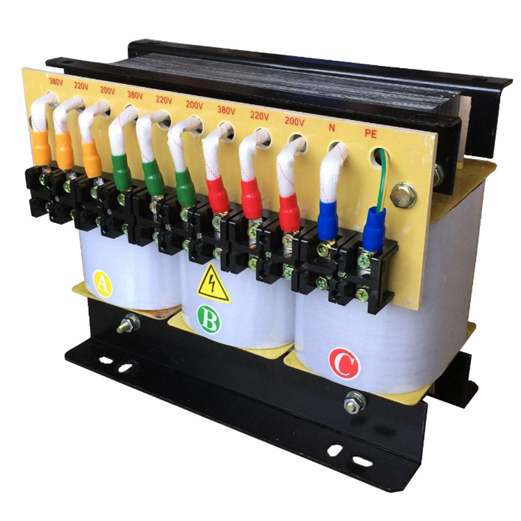 Three Phase Electric Sensor Transformer with Low and High Frequency Characteristics