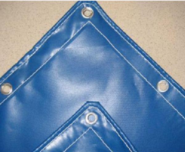 UV Resistance PVC Tarpaulin Fabric / Waterproof Tarpaulin Sheet For Rail