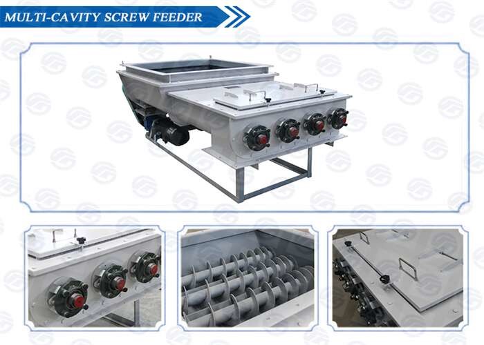 Feed Mill Machine Material Conveyor Screw Feeder With U - type pipe type