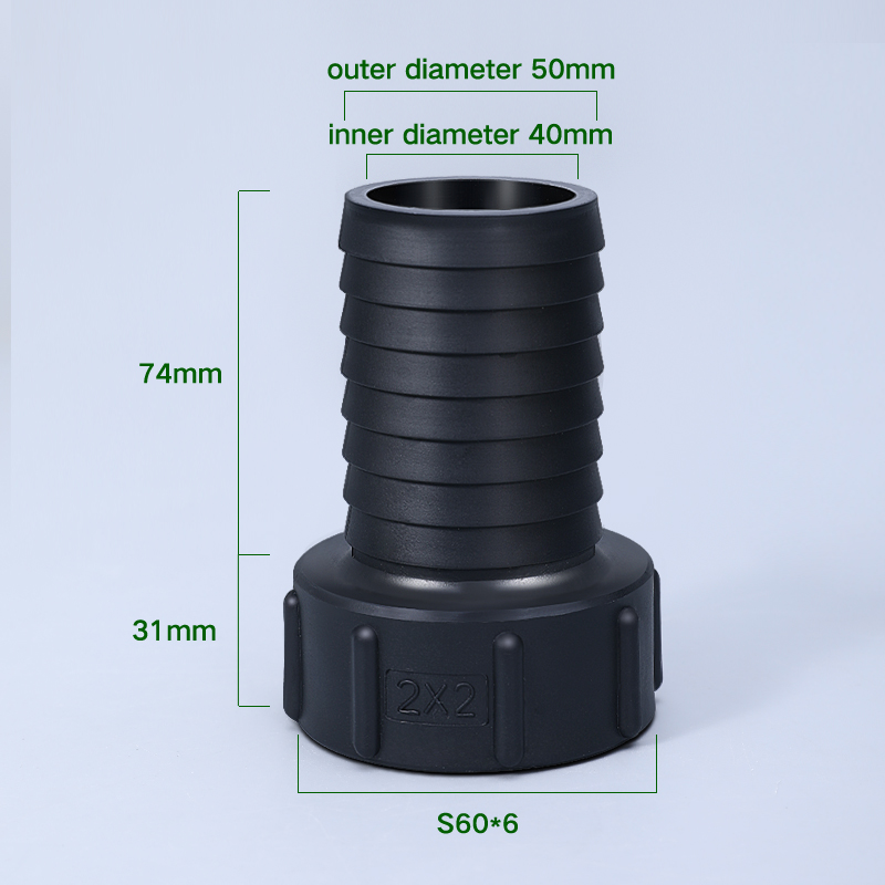 IBC Tank Plastic Container Fittings Adapter Connector Coupling Customized Support OEM