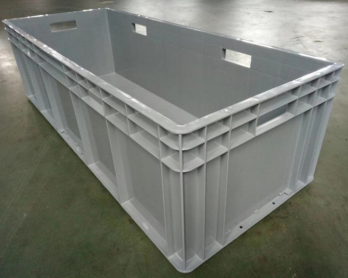 Motor Industry Bulk Volume Euro Stacking Containers 1000*400*290 mm Virgin Plastic Color Customized