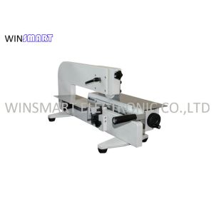  330mm Cutting Length PCB Depanelizer Machine , Circular Blade PCB V Grooving Machine Manufactures