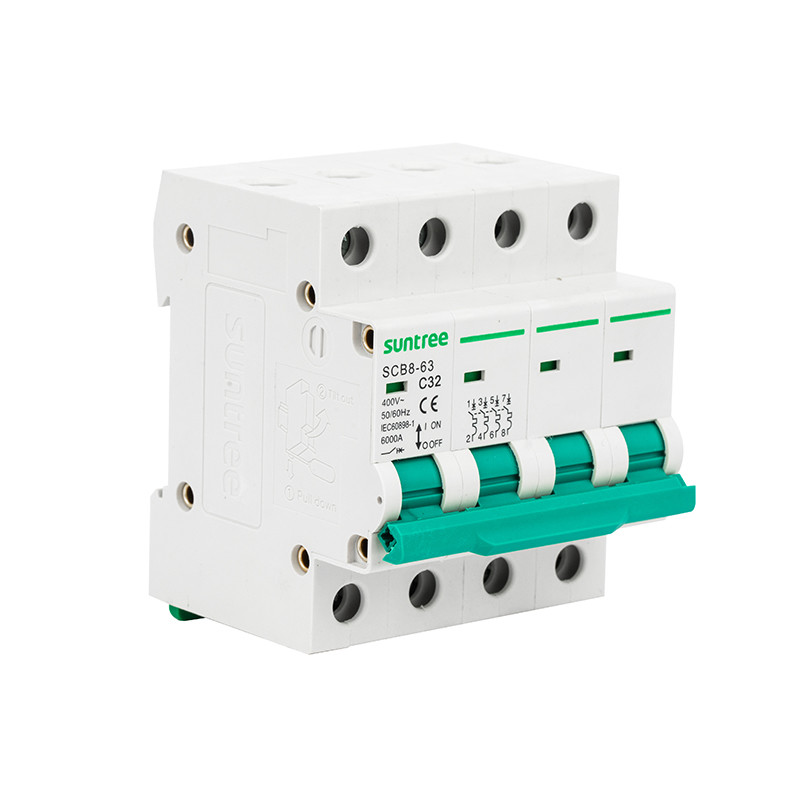  Double Pole 6kA 63 Amp IEC60898 Mcb For Ac Manufactures